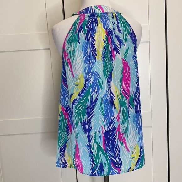 Lilly Pulitzer Bailey Sleeveless Top Light as a Feather XS - Picture 5 of 6